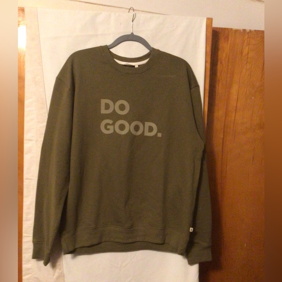 cotopaxi Tops - COTOPAXI SWEATSHIRT WITH “ DO GOOD “ LOGO SZ L
